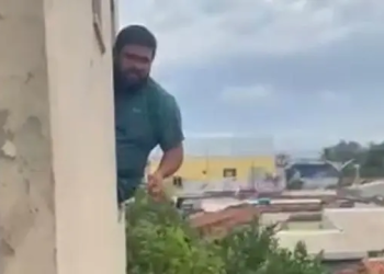 Intentó escapar desesperado.