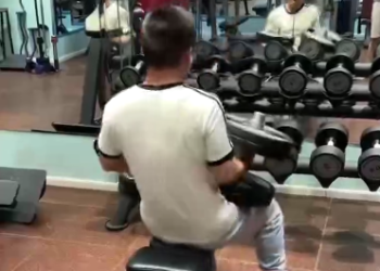 Accidente en pleno Gimnasio.