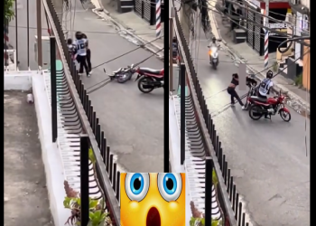 LA MUJER LO SORPRENDIÓ