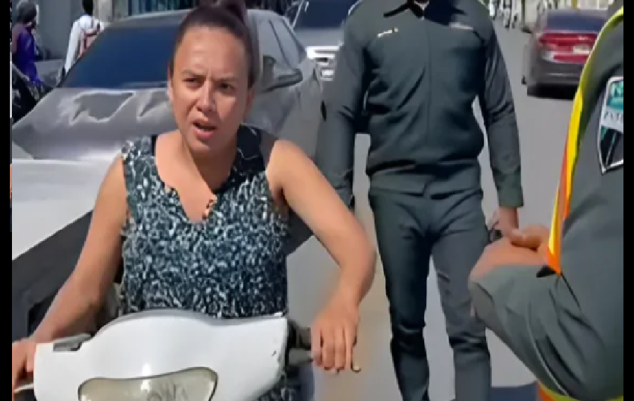 UNA MUJER EMBARAZADA