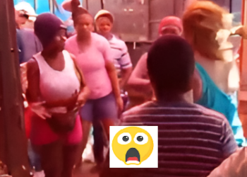 DOS DAMAS SE EMBURUJAN