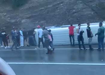 APARATOSO SUCESO EN PLENA CALLE