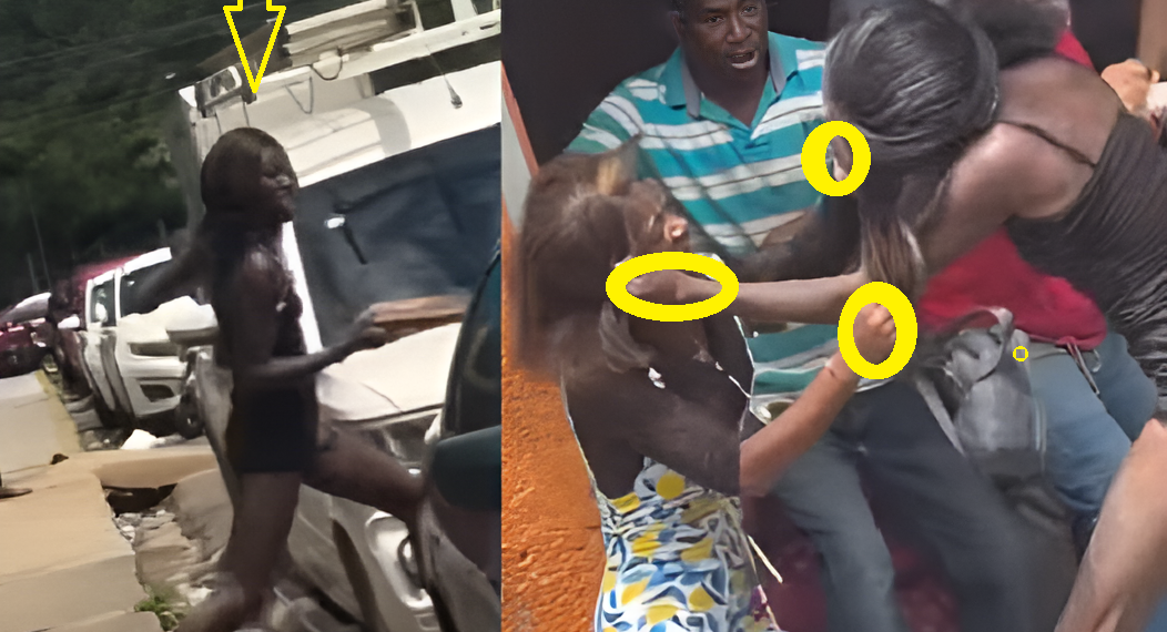 DOS DAMAS SE QUITAN LAS PELUCAS