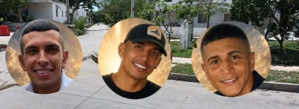 Gabriel Orlando, Medel Rodríguez y Yosimar Utria