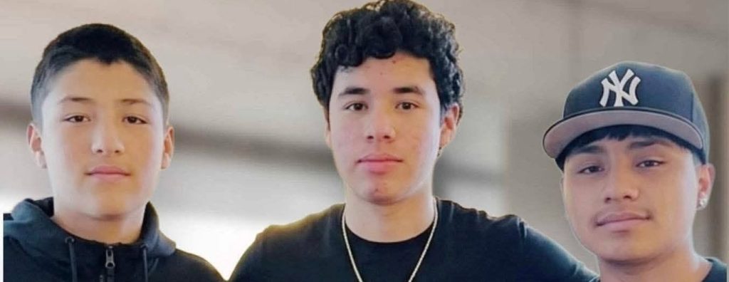 Tres jóvenes que ya no están con nosotros